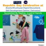 Raghav Juyal Instagram - #Repost @khushiyaanorg ・・・ Today we celebrated Republic Day at our Ananta Khushiyaan Digital Educatiob & Skill Development Centre ( Dehradun) . . Thank you @raghavjuyal Sir & Friends for being the strongest support. . Thank you Dehradun team for excellent execution.