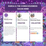 Raghav Juyal Instagram - #Repost @shutupviraj ・・・ DURGA & The Consciousness | Gaian Mind | NFT Artwork- @shutupviraj Music- @when_im_human_ Platform- @doingudhq This crazy collaboration with my man! @when_im_human_ is bought by @iamgaurangdesai on this new & beautiful platform @doingudhq A platform dedicated to empower meaningful creation. COLLECTOR | @iamgaurangdesai A Crypto & NFT Veteran, NFT collector & a Digital Nomad, has been mentoring & empowering artists worldwide. Thanks to him & his vision that a lot of artists are feeling confident & free about their Art. We both got over a call when Gaurang was in Bir, Himachal Pradesh and he loved one of my Artwork which he even collected. Eventually we met again at @nftkochi thanks to @_laz007 And spent a great night talking NFTs And here we are with another milestone. Minting & buying on @doingudhq ARTIST | @when_im_human_ My Man & I go long back! Cheers to the person who's filled my life with music & dreams. From jamming in rooms to playing gigs on stage to creating our first music video to minting his first NFT! This has been a beautiful journey, many more to come.