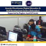 Raghav Juyal Instagram - 🙏🏻🙏🏻 Ananta Khushiyaan Digital Education & Skill Development Centre (Dehradun) welcomes people of any age to come and learn computer free of cost. . Thank you @raghavjuyal Sir & Friends for being the strongest support. . Thank you Dehradun team for excellent execution. @khushiyaanorg
