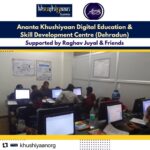Raghav Juyal Instagram - 🙏🏻🙏🏻 Ananta Khushiyaan Digital Education & Skill Development Centre (Dehradun) welcomes people of any age to come and learn computer free of cost. . Thank you @raghavjuyal Sir & Friends for being the strongest support. . Thank you Dehradun team for excellent execution. @khushiyaanorg