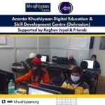 Raghav Juyal Instagram - 🙏🏻🙏🏻 Ananta Khushiyaan Digital Education & Skill Development Centre (Dehradun) welcomes people of any age to come and learn computer free of cost. . Thank you @raghavjuyal Sir & Friends for being the strongest support. . Thank you Dehradun team for excellent execution. @khushiyaanorg