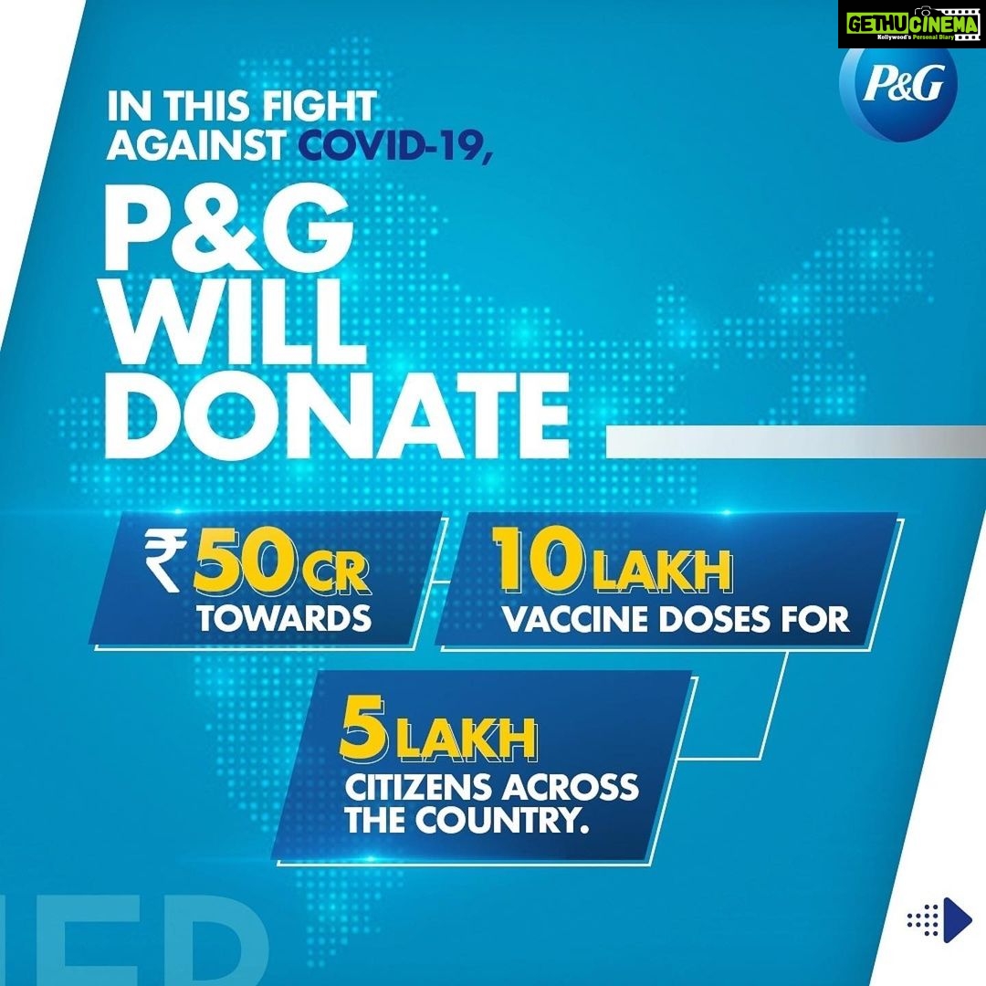 Raghav Juyal Instagram - #Repost @gilletteindia ・・・ To support and accelerate India's fight against COVID-19, P&G pledges a contribution of Rs.50 crores towards 1 Million vaccine doses. We're working in collaboration with the government, local authorities and organizations to ensure the timely expedition of vaccines and medical assistance. @pgsurakshaindia . . . #StrongerTogether #PGSurakshaIndia #PGStandsTogether #CovidVaccine #TheBestAManCanBe #TheBestAManCanGet #MadeOfGillette #Gillette