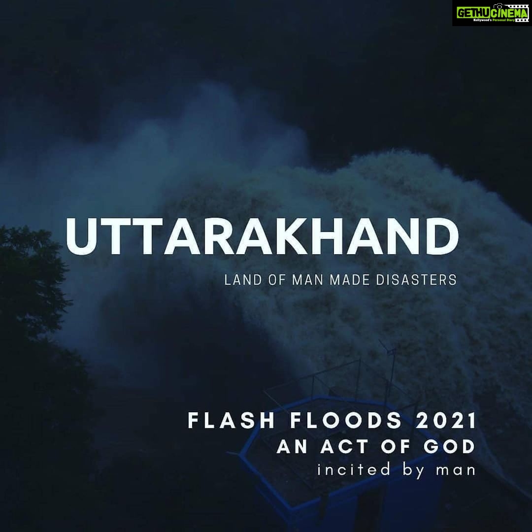 Raghav Juyal Instagram - #Repost @hum_hai_uttarakhandi ・・・ Blast the roots of glaciers, chop down lakhs of trees, destabilize the sensitive ecology, destroy habitats, all in the name of blind development and when predicted calamities happen, call it an act of good, portray it as a loss to state, and wash your hands off. But we're not falling for your narratives. We know who incited this. We know the authorities have been sitting on a high court judgement for over an year and half, doing absolutely nothing. In the end, it's the local people who always suffer. First due to detrimental "development" activities, and later the repercussions of such activities. Credits: @un_modi_fied #saveUttarakhand #greed #manmadedisaster #flashfloods #Chamoli #nandadevi #biosphere @anushkadisco @monicadogra @randeephooda @diamirzaofficial @ankurtewari @heyyditty @onceuponasofie @anastasiya.ji @green_humour @sayanigupta @kalkikanmani @_adilhussain @sanjaysuri @shlokanath @pujarinisen @pia.krishen @richa.kedia . @salonayyy @kushakapila @dollysingh @komalpandeyofficial @hisukriti @ekthapatiger @moosejattana. @jaideepahlawat @iamhumaq @reallyswara @mohdzeeshanayyub @geetikavidya @saloni_batra_ @itsvijayvarma @thejatinsarna @tillotamashome @poornagraphy_ @manavkaul @shashank.arora @arjun_mathur @maanvigagroo @bhambeeree sandymridul @rimadas13 @yashaswinidayama @abhaydeol @manurishichadha @karanvirm @extinctionrebellion @fridaysforfuture @youth.for.climate @re.earthorg @greenpeaceindia @helpdelhibreathe @letmebreathe_in @letindiabreathe.in @fridaysforfuture.india @fridaysforfuture.delhi @haiyyaact @toxics_link @chintan.india @airqualityindia. @viceimpact @viceindia @homegrownin @thecitizen.in @youthkiawaaz @thebetterindia @thelogicalindian. @gayeti @anshultewari @vpatra Credits: @un_modi_fied Via ~ @save_thano