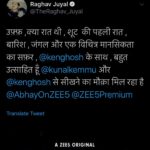 Raghav Juyal Instagram - #TheRoadToJustice! Binge-watch the nail biting #Abhay season 2, only on ZEE5 Premium. Streaming Now on @zee5premium @khemster2 @iamramkapoor @kenghosh19 @ashanegi @nidhisin @biditabag @chunkypanday @raghavjuyal @AsheemaVardaan @indraneilsengupta Mumbai, Maharashtra