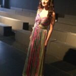 Ragini Khanna Instagram - Congrats @sonaakshiraaj on the great show 😊loved the collection also the one I am wearing 👗 #lfw #print #gown #nofilter #redlips 💋