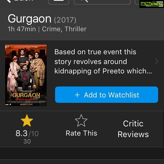 Ragini Khanna Instagram - #gurgaonthefilm you make me so proud ! 8.3 on IMDb 🎬Historic !!! Take a bow team gurgaon ! ♥️ #ShankerRaman #ajayrai #jarpictures #mukeshchhabra #raginikhanna #pankajtripathi #akshayoberoi #mauli massive love to my team ♥️♥️♥️♥️ #dontmissit #watchitnow 🎬