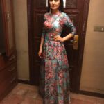 Ragini Khanna Instagram - #ootd #aboutyesterday in @dolcegabbana and @aldo_shoes earrings by @shubhashini.ornamentals an event in #kolkata 🌸 #traveldiaries