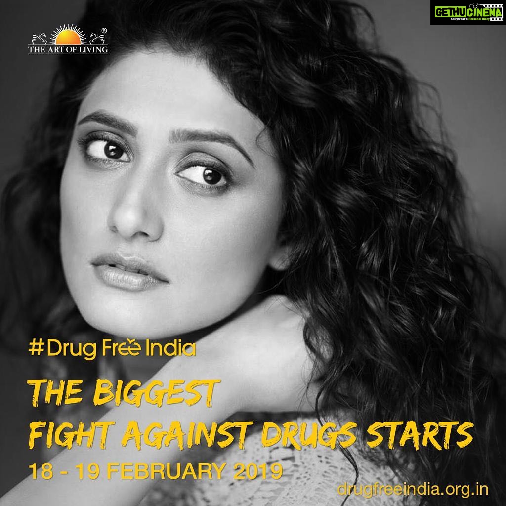 Ragini Khanna Instagram - I wholeheartedly support the initiative taken by @srisriravishankar for a #drugfreeindia. A great movement by @artofliving