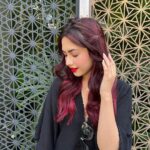 Reem Shaikh Instagram - Throwback to good red hair days.
