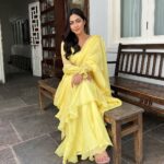 Reem Shaikh Instagram - 💛🌻🌼🍯 Wearing - @lavanyathelabel