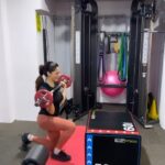 Reyhna Malhotra Instagram - Evening good vibes and great way to sweat #reels #reelsinstagram #workout #trending #training #actress #studtraining #mftharrisonjames #personaltrainer