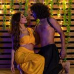 Reyhna Malhotra Instagram - Magic💫💫💫💫💫🌈 Dropping New Video tomorrow on @prateeksinghal17 YouTube Channel at 12pm ✨ Stay Tuned ✌🏻 Till then Keep Guessing the song 🌼 . . Choreography @prateeksinghal17 Shot and edit by @mohitpanwarofficial Space @weddingplannermumbai Costume design @aparnasinghlabel
