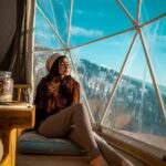 Reyhna Malhotra Instagram - The winter views from @glampeco in Manali giving the Swiss alps a tough competition. What do you guys think ? Let me know in the comments below . . . . 📷 - @abhizhit . . #mountains #glamping #winters #snow #himachal #manali Manali, Himachal Pradesh