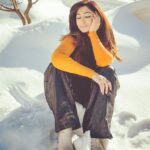 Reyhna Malhotra Instagram – Magic 💫 💫 💫 💫 💫 🌈 
Found some joy in the ❄️ 
But the flakes melted away 
Time for spring it up 🔝 
With heart full of memories 
I shall cherish to blossom 😇😍
Forever hahahahaha #nothinglastsforever♥️