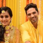 Rhea Sharma Instagram - Its Haldi time for Kanak and Akshay ! #allsmiles #happytimes #bandbaajabaaraat #KanakRathi #TuSoorajMainSaanjhPiyaji @ankitbathla10 @starplus