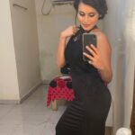 Rhea Sharma Instagram - My love for black never dies.. #blackdress #evening #style Makeup by @arbaz.shaikh.5141