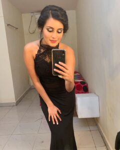 Rhea Sharma Instagram - My love for black never dies.. #blackdress #evening #style 
Makeup by @arbaz.shaikh.5141