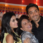Rhea Sharma Instagram - The journey so far... ❤️Our very first anniversary!! What a beautiful evening it was.. Blessed to have such a beautiful team #TSMSP #gratitude @shashisumeetproductions @starplus