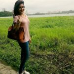 Rhea Sharma Instagram - Was amazed to see a khoofiya raasta in #IITBombay leading to this view ! IIT Powai