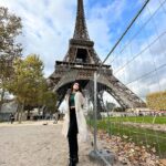 Rhea Sharma Instagram - Manifestations ✨ Can’t describe the fun I had with both of you @gauravsharma31__ and @snehapsharma at one of the special places I have always wanted to visit !! 📸: @snehapsharma ❤️ @gauravsharma31__ ❤️ #eiffeltower #toureiffel #paris #sunnyday #autumn #travel Eiffel Tower, Paris