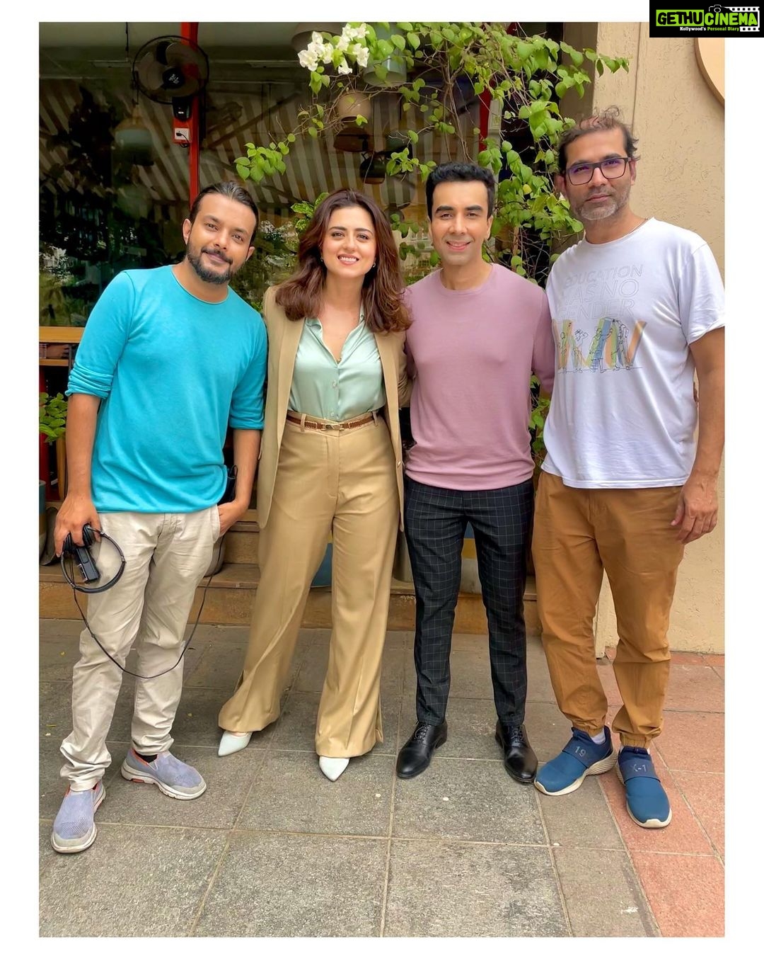 Riddhi Dogra Instagram - And it’s out !!! All episodes of #pitchersonzee5 streaming NOW. A dump of my first day as Prachi Meena on the show. A Venture Capitalist. A Boss Lady. It was incredible to try and fit in the shoes of many kick ass women leading the way for all of us like @vineetasng who was so generous with her praise at the screening in Mumbai.. Prachi is based on those real women who swim with the sharks and deal with crabs, corals and dolphins with equal tact. Loved every bit of playing her and am incredibly grateful to my two captains @arunabhkumar and @vaibhav.bundhoo for guiding me to explore her as much as I wanted to. @theviralfever The story tellers of new India. You should be preserved. And I’m here for it. Kudos to the entire team of writers, direction, music, art , costume and every department. @shivanibengani thank you for everything you do. Thank you for pulling me into your magic world guys. Thank you @naveenkasturia for bringing your A game everyday and for inspiring me to be better every day. @abhaymaha and @arunabhkumar and You - take a bow. Congratulations and big cheers to the three of you. A true team is full of equal team players who let one another shine and do better. Cheers guys 🥂🥳 Enjoy the episodes guys. And give us your honest and brutal feedback. Link in bio. #PitchersOnZEE5, new season premiering 23rd Dec @theviralfever @naveenkasturia @arunabhkumar @abhaymaha @nowitsabhi @iridhidogra @sikandarkher @ashishvidyarthi1 @gopaldatt @ronjinichakraborty @anandeshwardwivedi @vaibhav.bundhoo @pracheen_peg #shubhamsharma @ts.tales @shreyansh.pandey @koshyvijay @manish_kalra_ @duhjizzy @luvvispute @Saadcasm_ @shrreya_ss @bahot_sahi_ankit @airtightpocket @vidushikaul @ketakinarayan @vinchurkarakshay @madandeodhar @arihantrathod @zee5