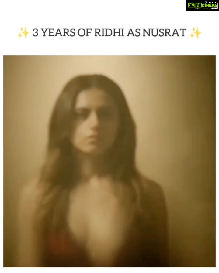 Riddhi Dogra Instagram - Sometimes celebrating your wins looks like sharing a post made by those that love you. . Thanks for this @ridhi_dogra_fp 3 years of #Nusrat. 3 years of #Asur. Immensely grateful for all the love everyone gave and continues to give the show and to My character ♥️