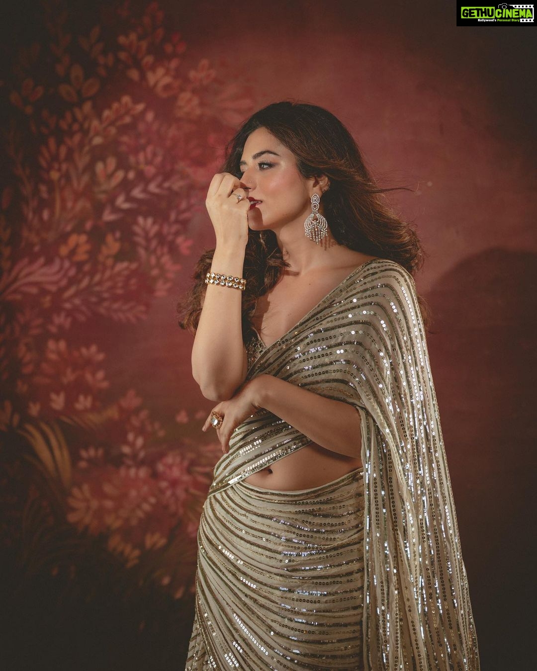 Riddhi Dogra Instagram - For some of us. Many of us. Most of us. Dreams are the beacon of hope we live by. As an actor who’s been doing the crazy thing called work in the field of entertainment for some time now, I can’t tell you how singular the journey is. The marriage of Arts and Business is the most ruthless because of the sheer opposition of the two. Marketing skills, viral videos, small talks matter more than commitment to your craft, sincerity and value system at work. You are on your own. Your dreams tucked in your soul. Brimming out a Large spirit while the world prefers you small. Until….. until …. until…. YOU make your dream come true. And that’s when it’s all worth it. You smile with tears and dance with weak knees. I too wait for that for me. So dearly. To the innumerable artists like me. Who walk alone. Who break down and fall and weep and wipe the tears, take the heartbreaks, get on their knees , sit up, stand. Who write their stories and put that dream energy to work. With no marketing machinery or anyone interested in building you up. Don’t give up on the dream. You. Are. Not. Alone. I. Am. Not. Alone. P.s. Just finished watching the #oscars ! Of course!!!! Cheers Dreamers 🙌♥️🧿 Styled by @ananyaarora2013 📸 @deepak_das_photography Outfit- @prevasu Jewellery- @yuvaanjewels @allthatglitters.jewellery