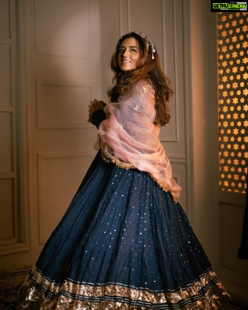 Riddhi Dogra Instagram - I am every princess history books has written about or not 👸🧿💗♾️ Lift yourself up girls 🐣 Be the princess in your own world. Wear that damn crown ! I decided to use this Necklace as mine - @janpathonline Styled by another👸@ananyaarora2013 Outfit by- @drzya_ridhisuri Team- @__hitankshi Shot and edited by- @deepak_das_photography Make up by- @makeitupbysimmy