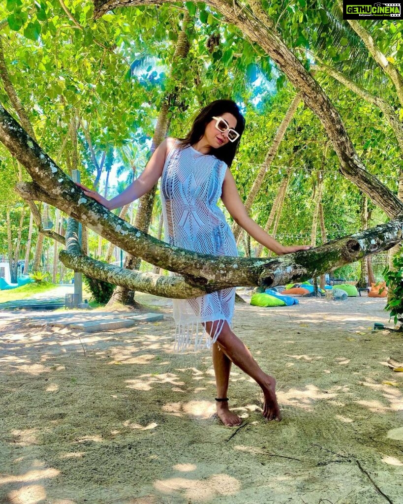 Ridheema Tiwari Instagram - Does anyone know where I can find more vacation days? Cover up : @angelcroshet_swimwear Styling : @instylewithaditi Shades : @shadygators.official #sand #beachlife #coverupswimwear #shadygators #ridhiematiwari #beachstyle #vacaymood Avani+ Khao Lak Resort