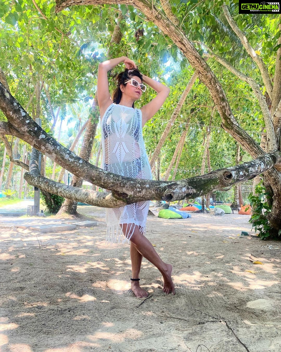 Ridheema Tiwari Instagram - Does anyone know where I can find more vacation days? Cover up : @angelcroshet_swimwear Styling : @instylewithaditi Shades : @shadygators.official #sand #beachlife #coverupswimwear #shadygators #ridhiematiwari #beachstyle #vacaymood Avani+ Khao Lak Resort