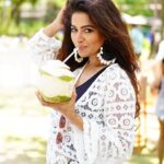 Ridheema Tiwari Instagram - Sippin’ coconut on paradise Cover up : @angelcroshet_swimwear Earrings : @blingthingstore Styling : @instylewithaditi 📸 : @mi_abhishek_joshi #coconut #drinkcoconutwater #ridhiematiwari #thingstodo Avani+ Khao Lak Resort