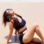 Ridheema Tiwari Instagram – Bay watch 🖤

@mi_abhishek_joshi 

#beachbody #monokini #iansexyandiknowit #ridhiematiwari #hot Avani+ Khao Lak Resort