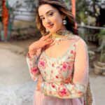 Riya Sharma Instagram - Soft as silk - check ✔️ Outfit - @reenachopra 🤍 Film City