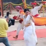 Riya Sharma Instagram - Lost in the thrill of it all 💫🎥❤️ Credits:- @kashibaibajiraoballalofficial @dolly._.mazumdar ❤️❤️❤️ #behindthescenes ✨ #reels #reelitfeelit #kashibai #kashibaibajiraoballal