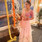 Riya Sharma Instagram - Pink🌷 Outfit: @anusoru @nidhikurda ❤️ Mumbai, Maharashtra