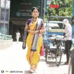 Riya Sharma Instagram - #Repost @delhi.times with @make_repost ・・・ "#Delhi is the hub of shopping and eating, its vibes are so special," says #RiyaSharma, who donned a traditional Maharashtrian sari on her date with #Dilli. Head to our story to read . . . #riyasharma #kashibai #kashibaibajiraoballal #delhi #lajpatnagar Delhi, India