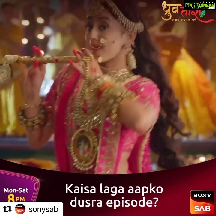 Riya Sharma Instagram - Radha pyari 🤍 #Repost @sonysab with @use.repost ・・・ Kaisa laga aapko dusra episode bataiye humein comments mein👇🏻 Dekhiye #DhruvTaraSamaySadiSePare Mon-Sat raat 8 baje, sirf Sony SAB par. #NewShow #SonySAB #DhruvTara #riyasharma #radha #radheradhe #radhekrishna #dance #dancereels #trendingdancereels @riyasharmaa_09 @ishhandhawann Mumbai, Maharashtra