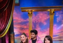 Rochelle Rao Instagram - Congratulations @shirleysetia @abhimanyud & @theshilpashetty on ur super fun film Nikamma! Was a blast having you all on our show..Watch the #nikamma team on #indiaslaughterchampion this weekend! Only on @sonytvofficial & @sonylivindia at 9.30pm sat & sun.