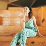 Rochelle Rao Instagram - Embracing summer in @ahiclothing at the stunning @sazonthebeach #goa .. love the fun print, breezy cut & light fabric, soo perfect for the sun & sand! Thanks for these stunning pictures @shivam_naik_shirodkar and of course my dearest reel king @being_flamingo @flamingo.productions for the edit! Styled by @sonyashaikh SAZ on the Beach