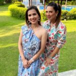 Rochelle Rao Instagram – Sister fun! @rochellerao 😀 A fabulous staycation and loads of family time at Kushana Villa by @baywatchstayzz! Loved the property, spacious and beautifully done up with a fab pool as well! 
#VjPaloma #RaoSisters #Anchor #Travel #ChennaiCoast