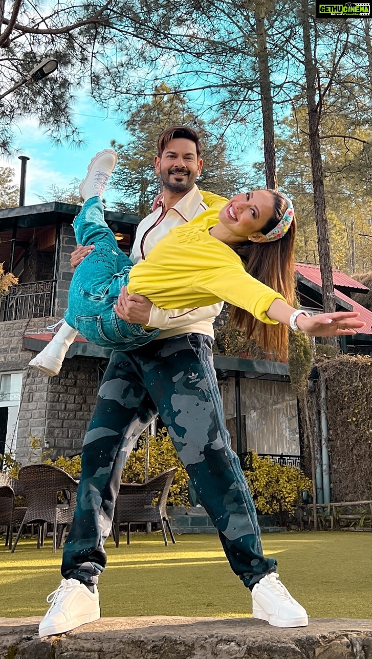 Rochelle Rao Instagram - @ekamchail a place to have sooo much fun, wether ur on ur feet or swinging from the trees π @keithsequeira love u in 2D 3D 4D and alll the Dssss Shot by @being_flamingo @flamingo.productions Wearing @onlyindia @veromodaindia Ekam Villa, Chail