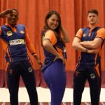 Rochelle Rao Instagram - #TeamSampArmy stepping into the top 4️⃣ like 🕺😎 @samparmyfranchise @georgegarton @salutecottrell @rickpatel20 @madhukarshree Sheikh Zayed Cricket Stadium