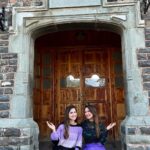 Rochelle Rao Instagram - Touristy to the next level! Sisters enjoying Shimla! Loving the purple vibe from @onlyindia 💜 . . #VjPaloma #TravelDiaries #RaoSisters #RochelleRao #OnlyIndia #Shimla