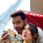 Rochelle Rao Instagram - Happy birthday to my most beautiful , intelligent , adorable , cute , sexy , delicious …. burger relishing partner in crime … mine @rochellerao …. Baby in the midst of all this glossed over imaging you are the real deal . My always my best 💝. Here’s to our lame madness and crazy fun 🍻. Pray you have the best year yet and may the year ahead be another journey another roller coaster ride that we roll thru 🙏 . Happy Birthday 💕 Together and always OUR ride xxx ❤️ Burj Khalifa & Dubai Mall, Dubai, UAE