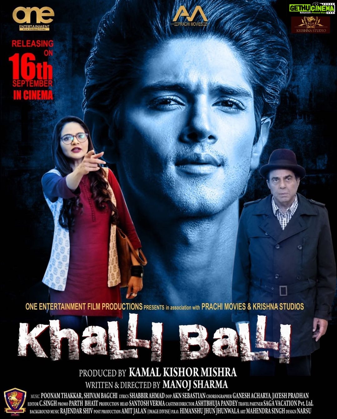 Rohan Mehra Instagram - @oneentertainmentfilms much awaited horror comedy Khalli Balli Is all set to hit theatres On 16th September. @officialkamalmishra @aapkadharam @madhoo_rockstar @manojsharmadirector @roadmastercycle @krishnastudios_ @yasmeenkkm #KhalliBalli
