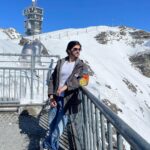 Rohan Mehra Instagram - Heaven on Earth 🤩 . #rohanmehra #mountitlis #switzerland🇨🇭 #travel #travelphotography Mount Titlis, Top of Europe