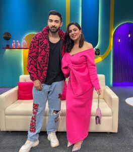 Rohit Suchanti Instagram - Just had a great time chit chatting with the best set of people ❤️❤️
You guys are being missed in these pictures @kaul_me @mugdha.chaphekar 
@zee5shows something’s cooking 😝