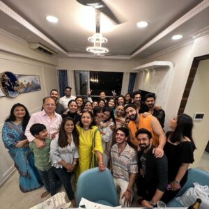 Rohit Suchanti Instagram - One family ❤️ Thank you for coming everyone 💫