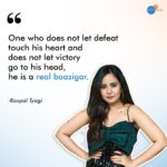 Roopal Tyagi Instagram - Are you the real baazigar ? . @roopaltyagi06 . . . #morningmotivation #thoughtoftheday #quoteoftheday #morninginspiration #baazigar #joshtalks #joshtalkslive