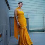 Rubina Bajwa Instagram - 🌼 👗 @labelbymanpreet 📸 @sushantdas_cam JW Marriott Hotel Chandigarh